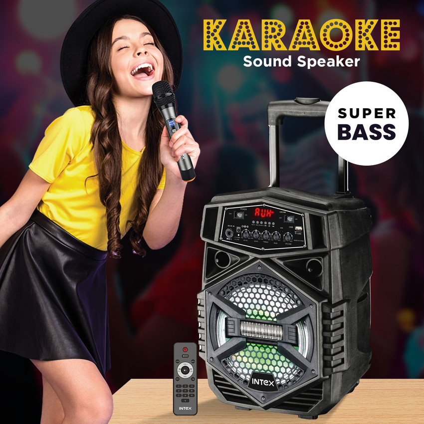 Intex speaker sales with mic