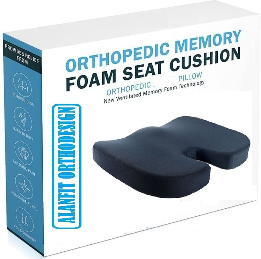 Alanfit Ortho Elite Edition Memory Foam Orthopedic Coccyx seat