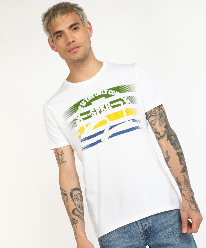 spykar t shirts flipkart