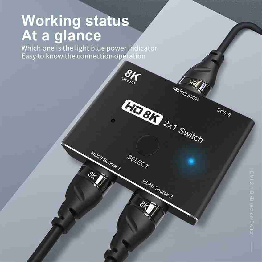 microware TV out Cable HDMI Ultra HD 8K 2.1 High Speed 48Gbps