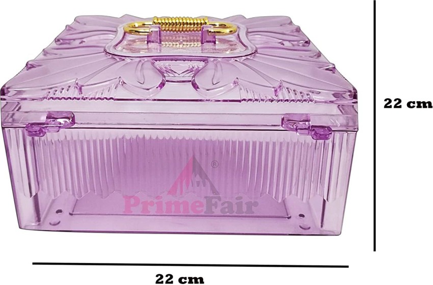 ROSEFAIR Bangle box 3 Rods Jeweler Organizer Plastic Storage Case