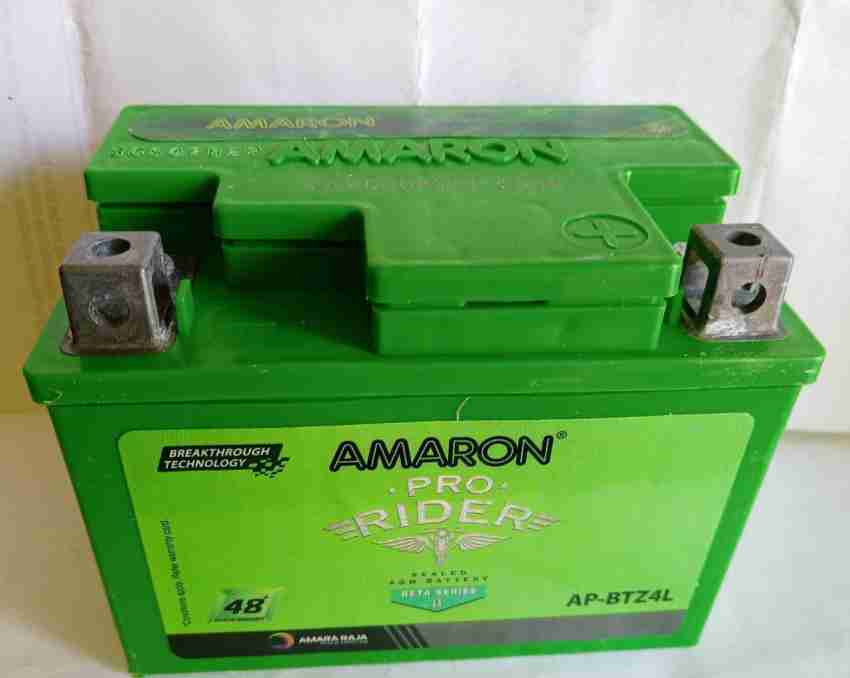 Buy Amaron Beta Pro Rider 3Ah 12V Battery for Bike, AP-BTZ4L Online At  Price ₹1099
