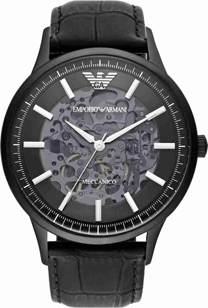 Emporio armani outlet skeleton watch