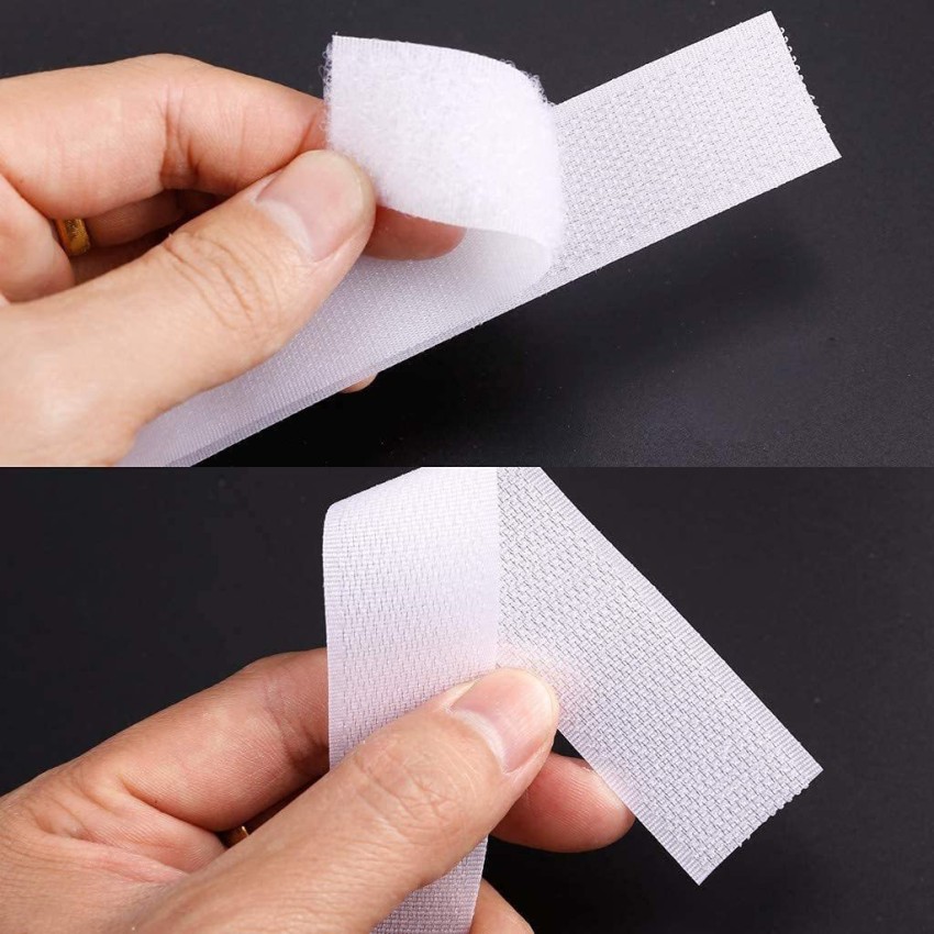 3/4 x 5' White Self Adhesive Velcro Strip
