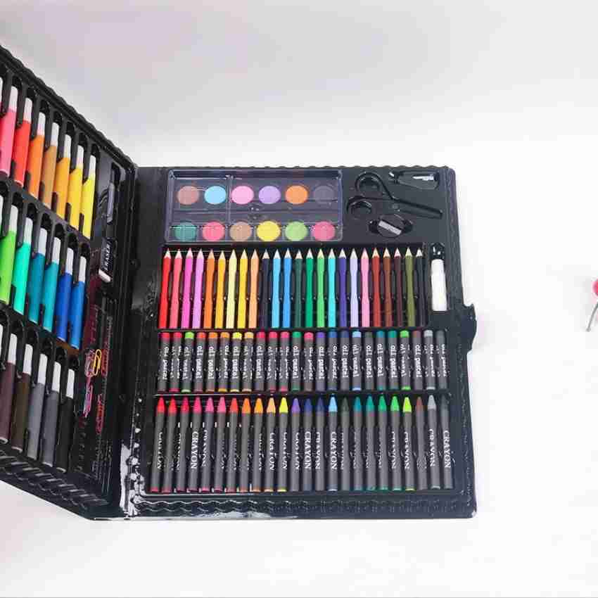 Art Supplies, Deluxe Wooden Art Set with Easel, Painting Supplies in Portable Case for Painting & Drawing, Professional Art Kits for Teens Adults