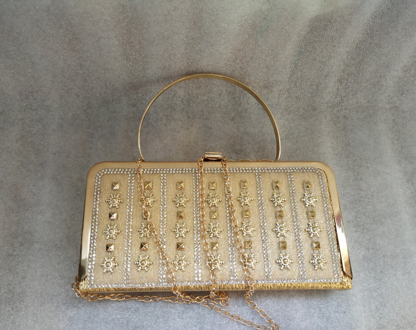 Gold bag for wedding deals
