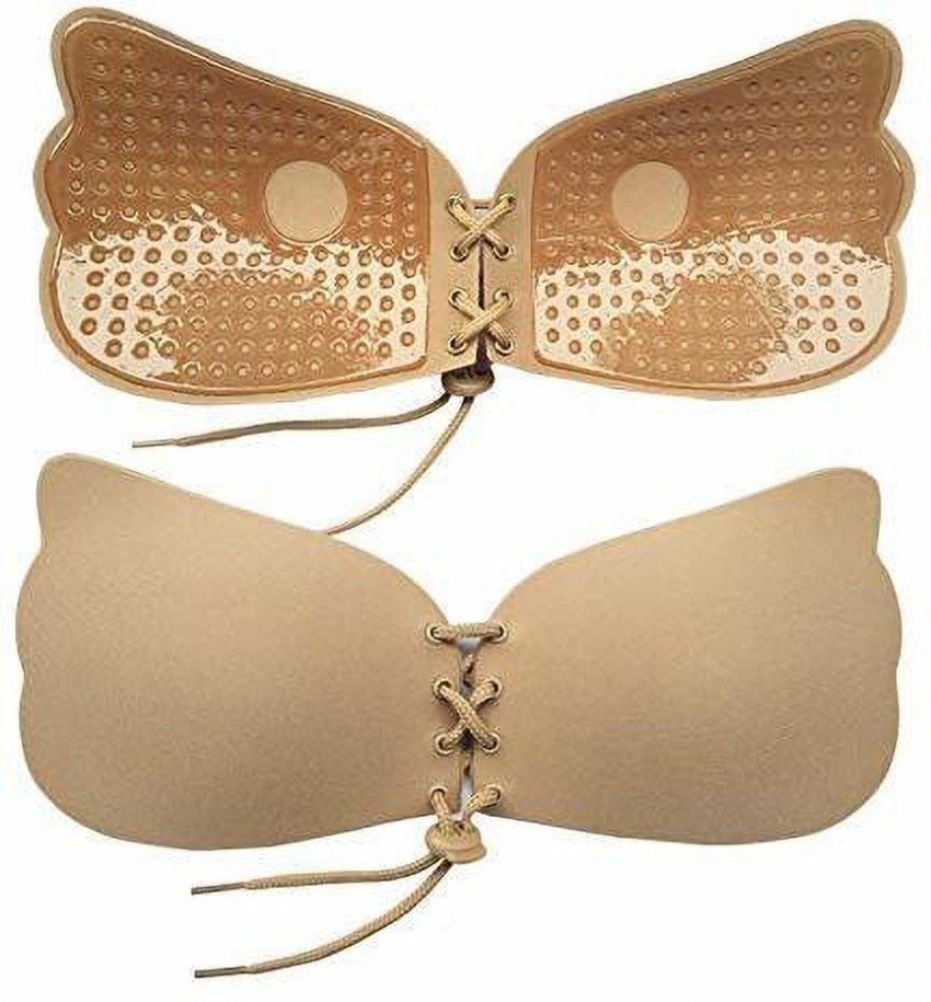 MAITRI ENTERPRISE Women Silicone Stick-on Lightly padded WireFree PushUp Invisible  Bra M18 Cotton Push Up Bra Pads Price in India - Buy MAITRI ENTERPRISE  Women Silicone Stick-on Lightly padded WireFree PushUp Invisible