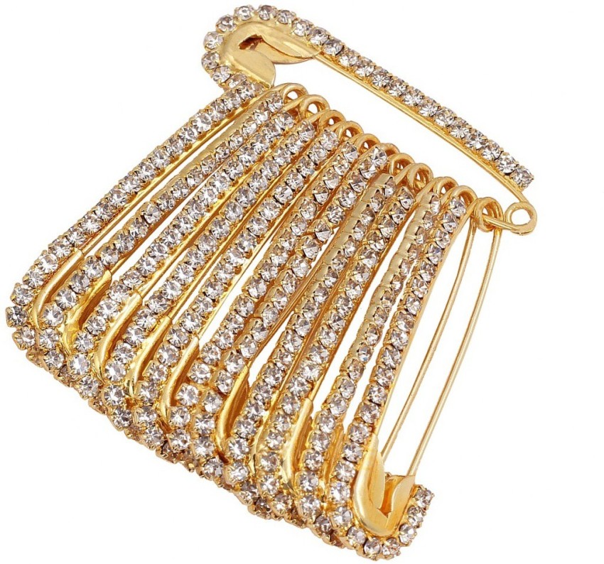 Buy Designer Daily Wear Saree Brooch Pin By Lotus Enterprises Online at  Best Prices in India - Hecmo