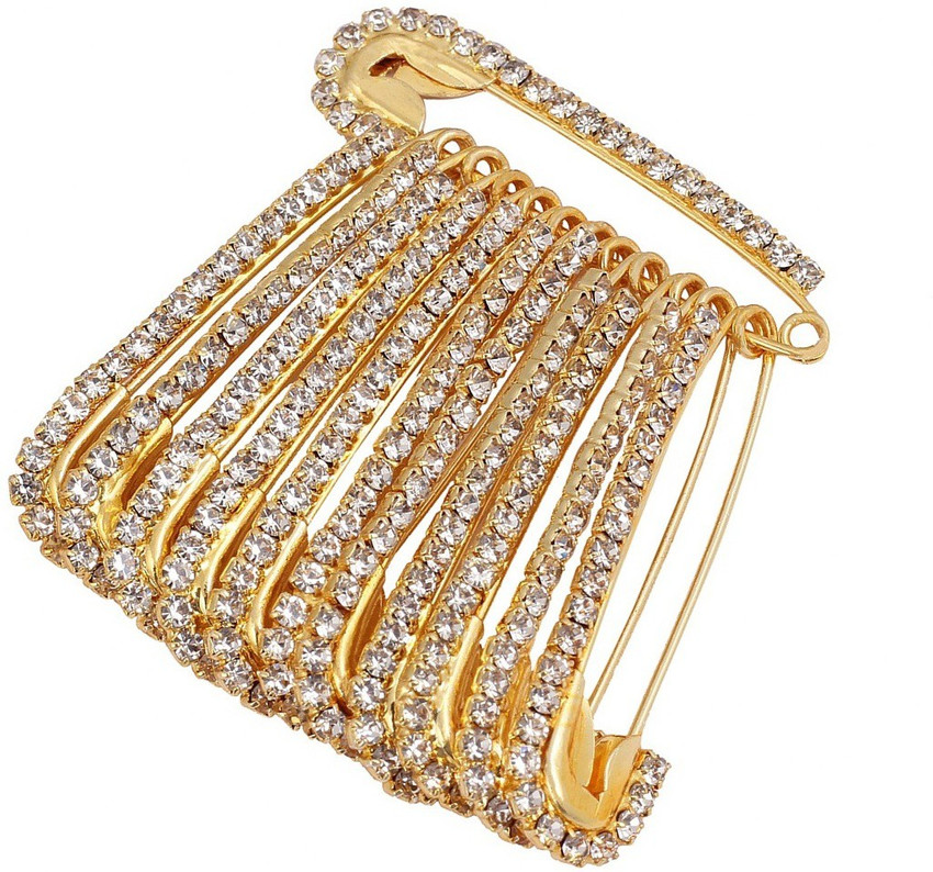 VAMA Golden brooch Pins for hijab latest design stone Safety Pin for Sarees for Women Brooch Price in India Buy VAMA Golden brooch Pins for hijab latest design stone Safety Pin