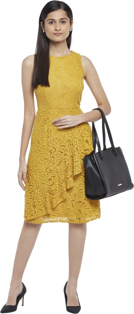 Pantaloons yellow sale dress