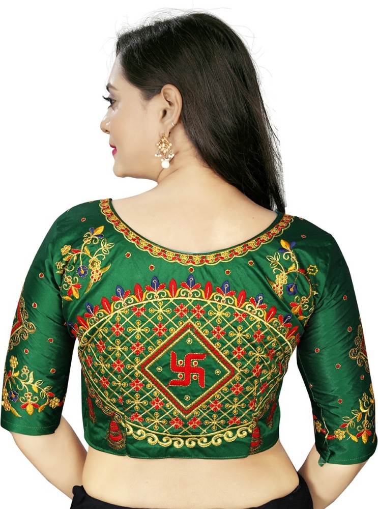 Buy online Self Design Cotton Regular Stitched Blouse from ethnic wear for  Women by Scube Designs for ₹349 at 78% off