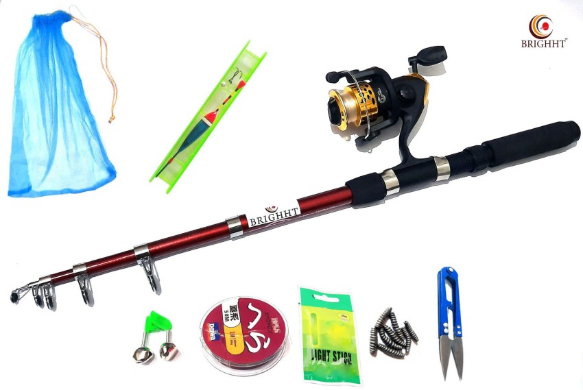 Brighht Blusea Fishing Rod and Spinning Reel Set V7_A3 V7_A3 Multicolor Fishing  Rod Price in India - Buy Brighht Blusea Fishing Rod and Spinning Reel Set  V7_A3 V7_A3 Multicolor Fishing Rod online