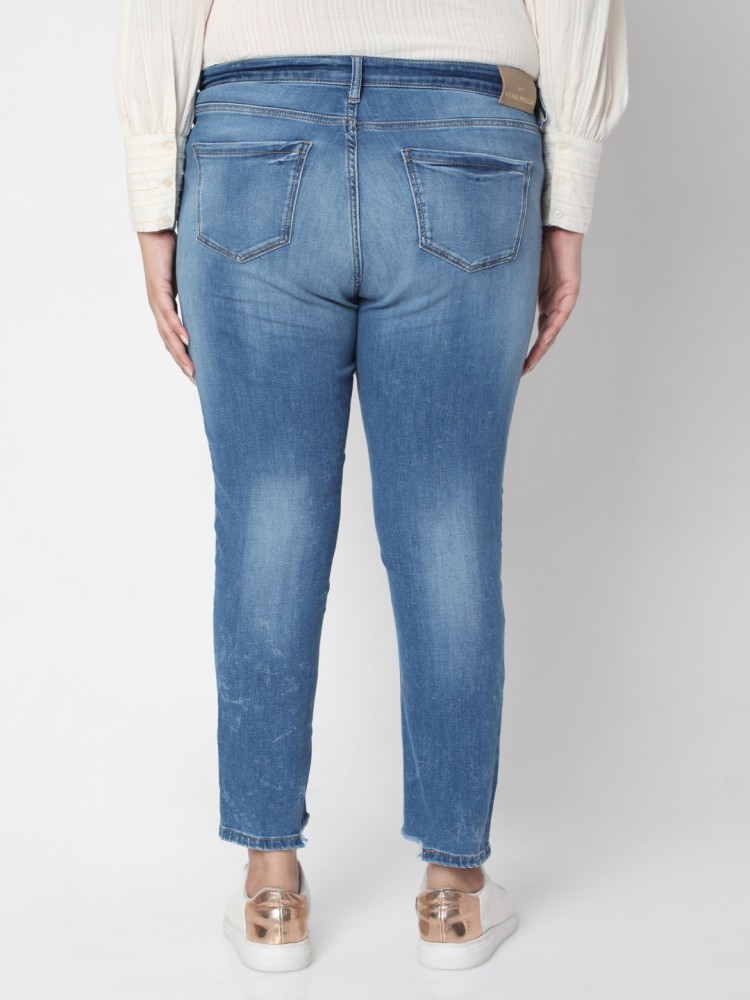 VERO MODA Skinny Women Blue Jeans - Buy VERO MODA Skinny Women Blue Jeans  Online at Best Prices in India