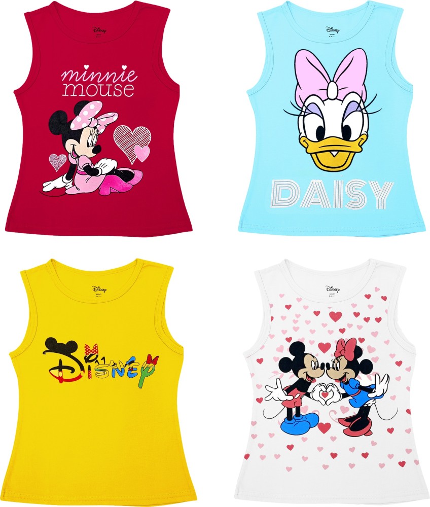 DISNEY BY MISS & CHIEF Girls Cartoon Cotton Blend T