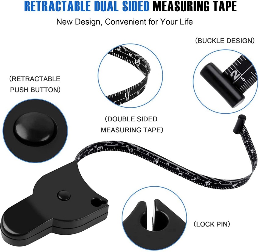 automatic dual sided retractable measuring tape