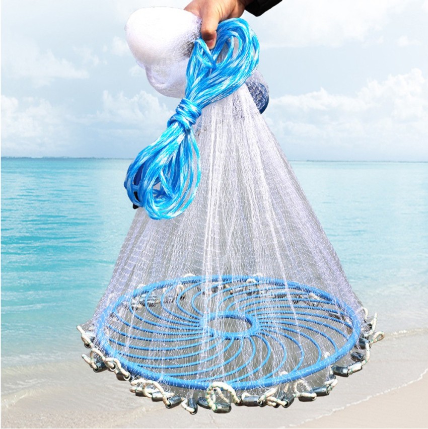 Easy Throw Cast Net Ring Fishing