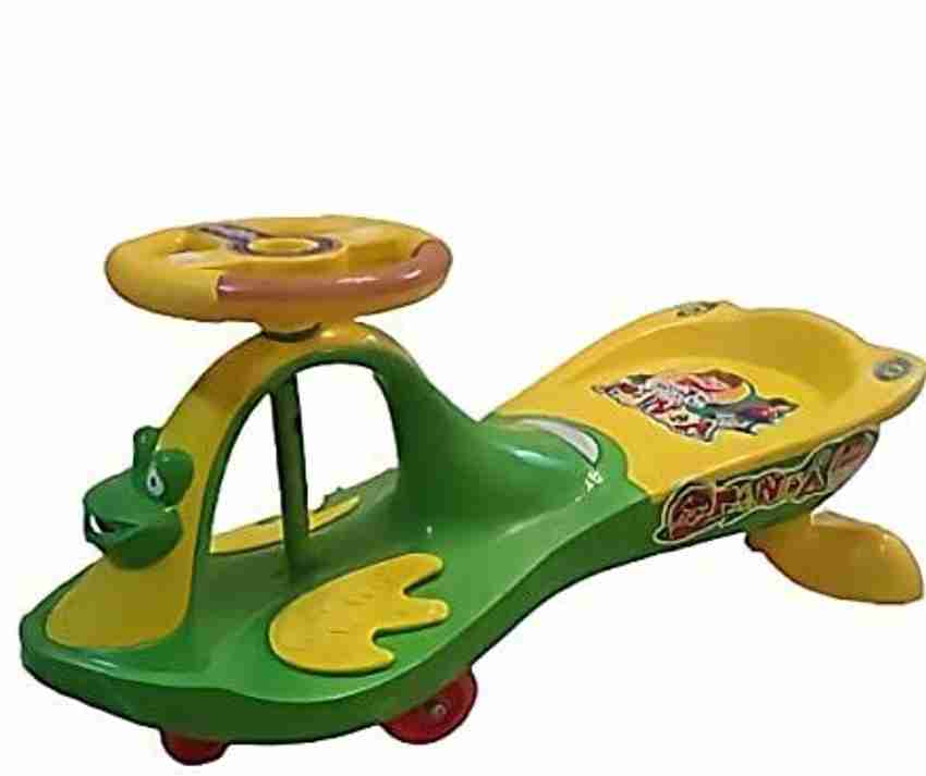 PANDA Baby Swing Car Frog Face Musical Free Wheel Swing and