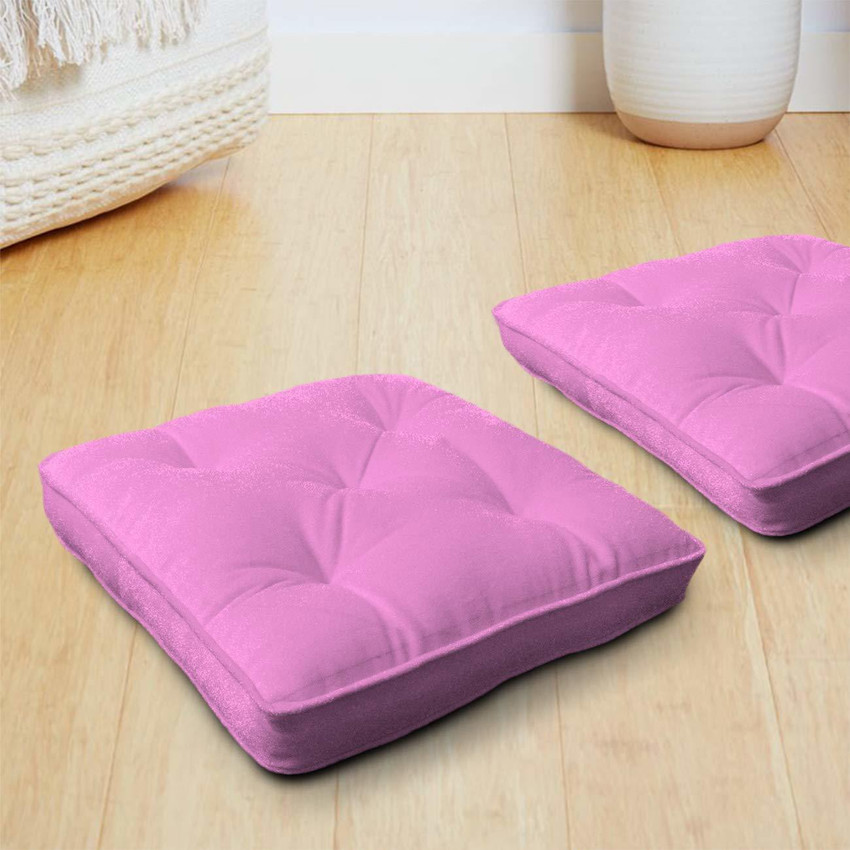 kioni Square Cushion Pillow For Tub, Car, Office, Chair, Balcony, Bedroom, 40 x 40 cm Microfibre Solid Floor Cushion Pack of 2 - Buy kioni Square Cushion Pillow For Tub, Car, Office, kioni Square Cushion Pillow For Tub, Car, Office, Chair, Balcony, Bedroom, 40 x 40 cm Microfibre Solid Floor Cushion Pack of 2 - Buy kioni Square Cushion Pillow For Tub, Car, Office,