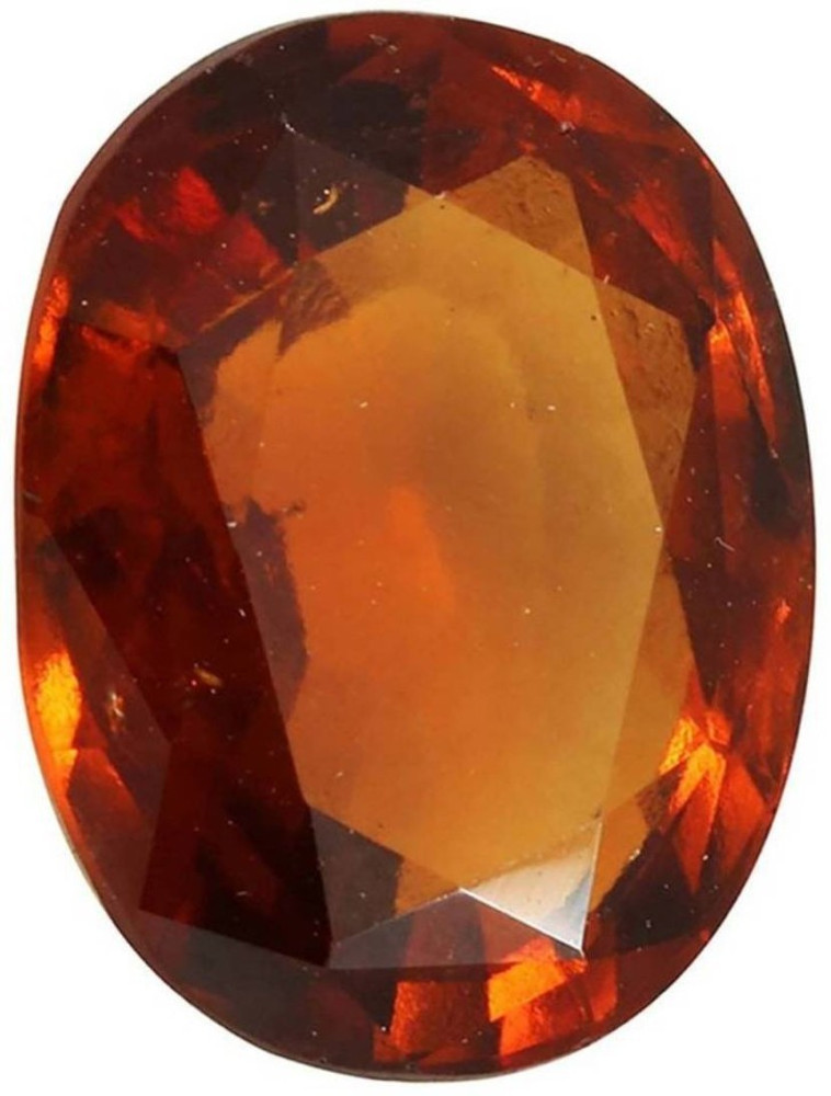 Senroar 6.5Carat Hessonite Garnet Gomedh Gemstone For Astrology