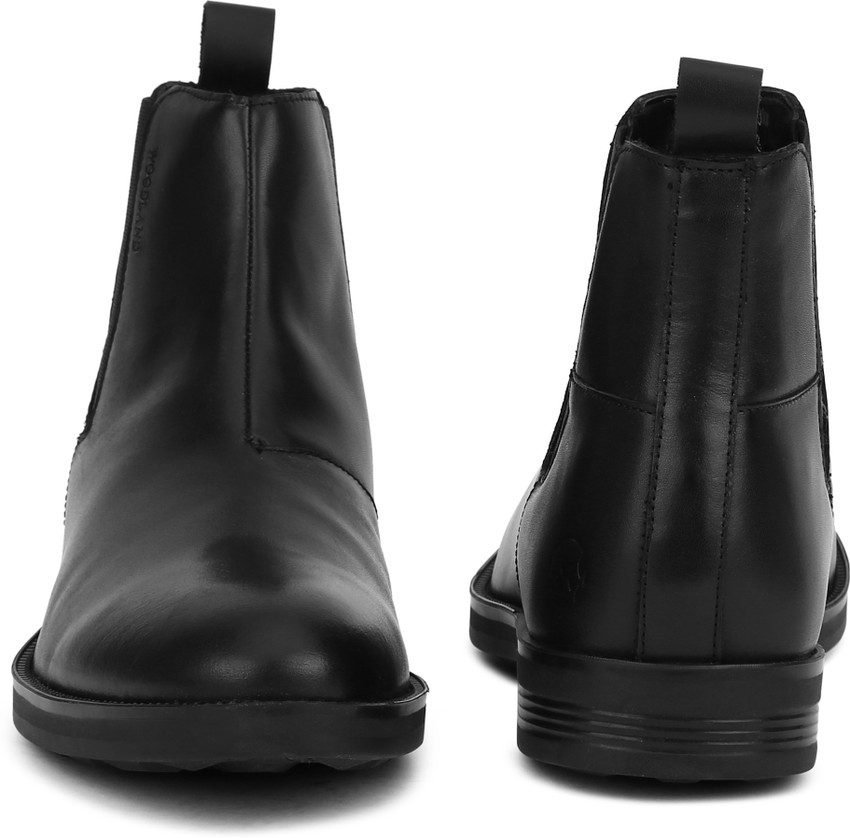 woodland black boot