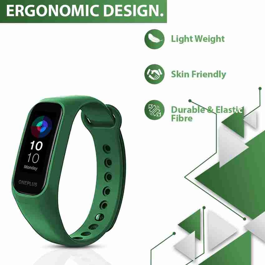 valente Silicon Adjustable Strap Compatible for OnePlus Smart Band