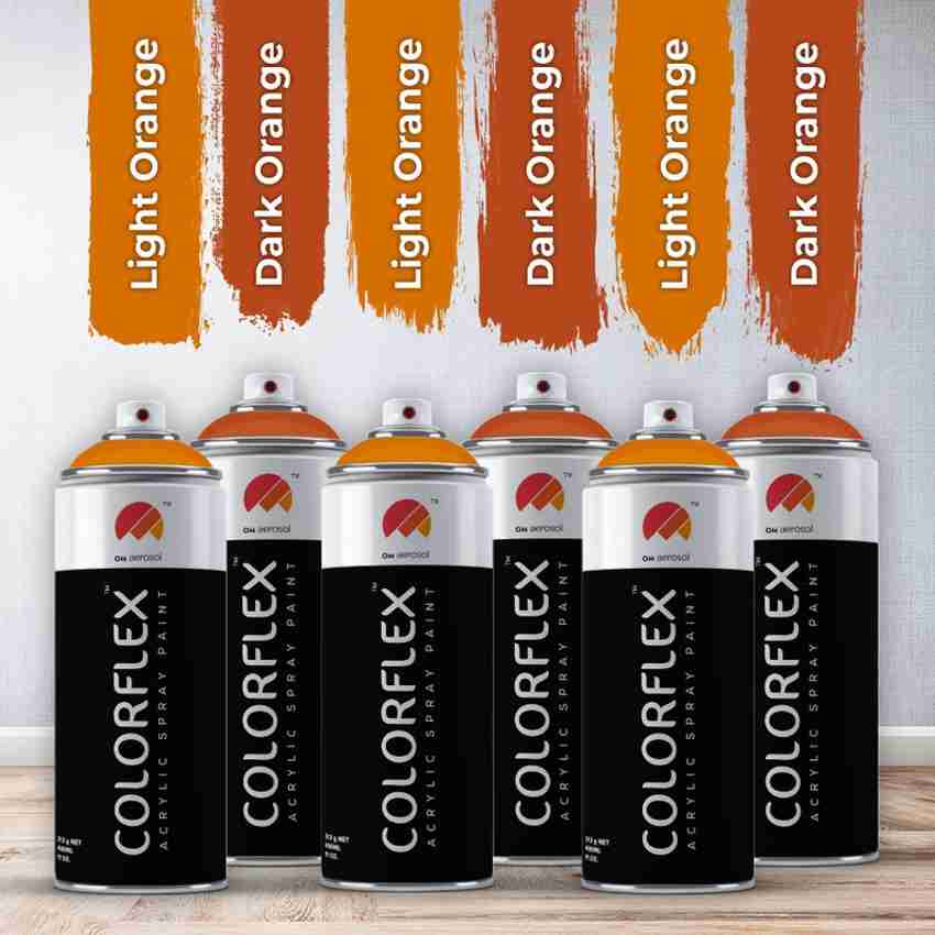 Burnt orange store spray paint