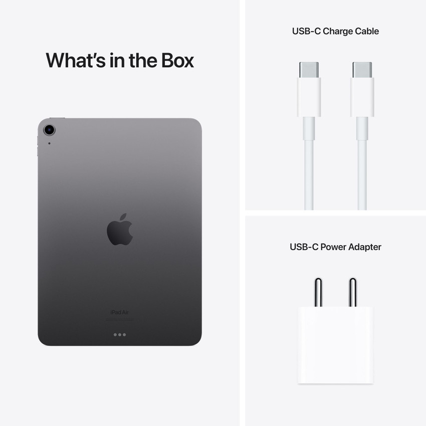 Apple iPad Air (5th gen) 64 GB ROM 10.9 Inch with Wi-Fi Only (Space Grey) Apple iPad Air (5th gen) 64 GB ROM 10.9 Inch with Wi-Fi Only (Space Grey)
