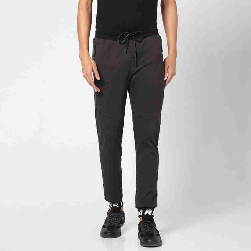 Street Armor by Pantaloons Self Design Men Grey Track Pants - Buy Street  Armor by Pantaloons Self Design Men Grey Track Pants Online at Best Prices  in India