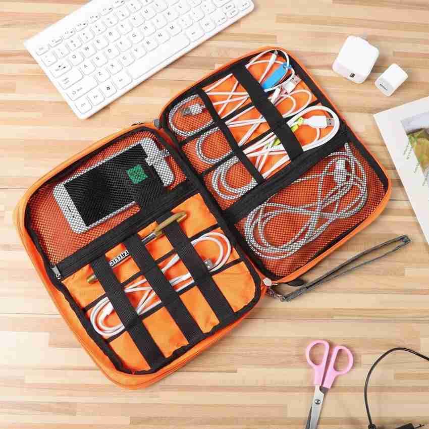 Amulakh Travel USB Cable Organizer Bag Electronic Accessories