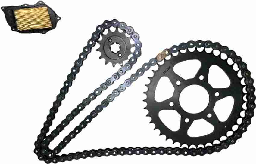 Bajaj v15 chain sprocket kit price online