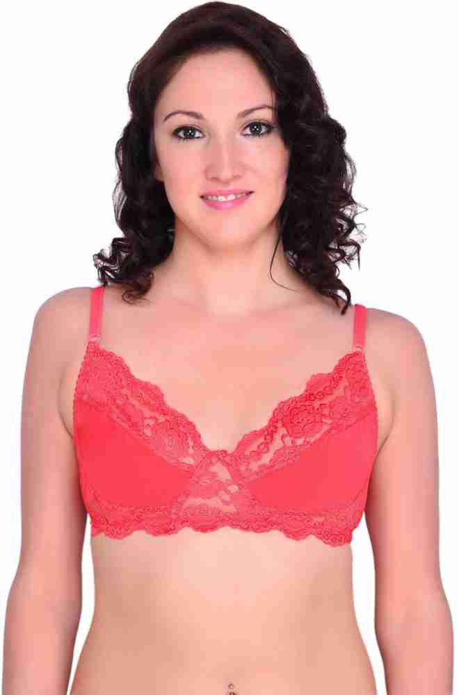 Bailey Women's Cotton Rich Padded Tshirt Bra, Detachable & Transparent  Straps Women Full Coverage Bra