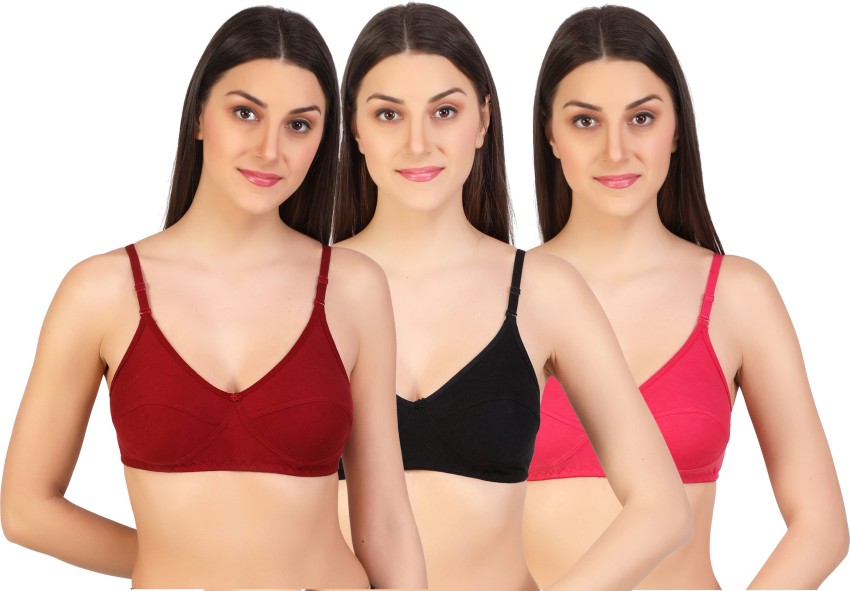 PEARLORIOLE Women Full Coverage Non Padded Bra - Buy PEARLORIOLE Women Full  Coverage Non Padded Bra Online at Best Prices in India