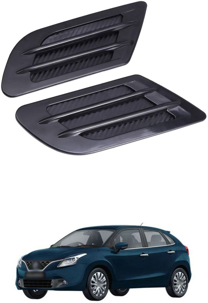 PECUNIA Car Hood Vent Exterior Side Scoop Hood Cover Exterior Hood