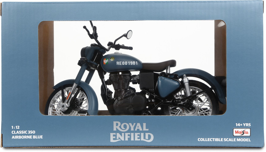 Royal enfield 350 airborne blue on top road price