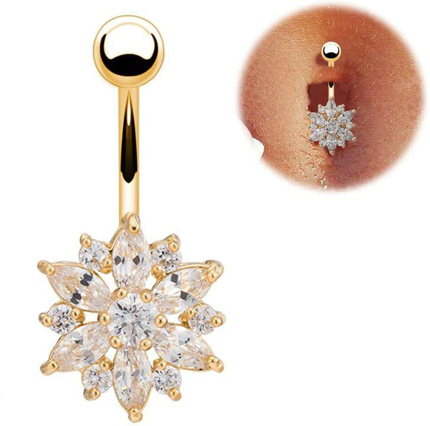 Share 89+ gold belly button rings latest vova.edu.vn