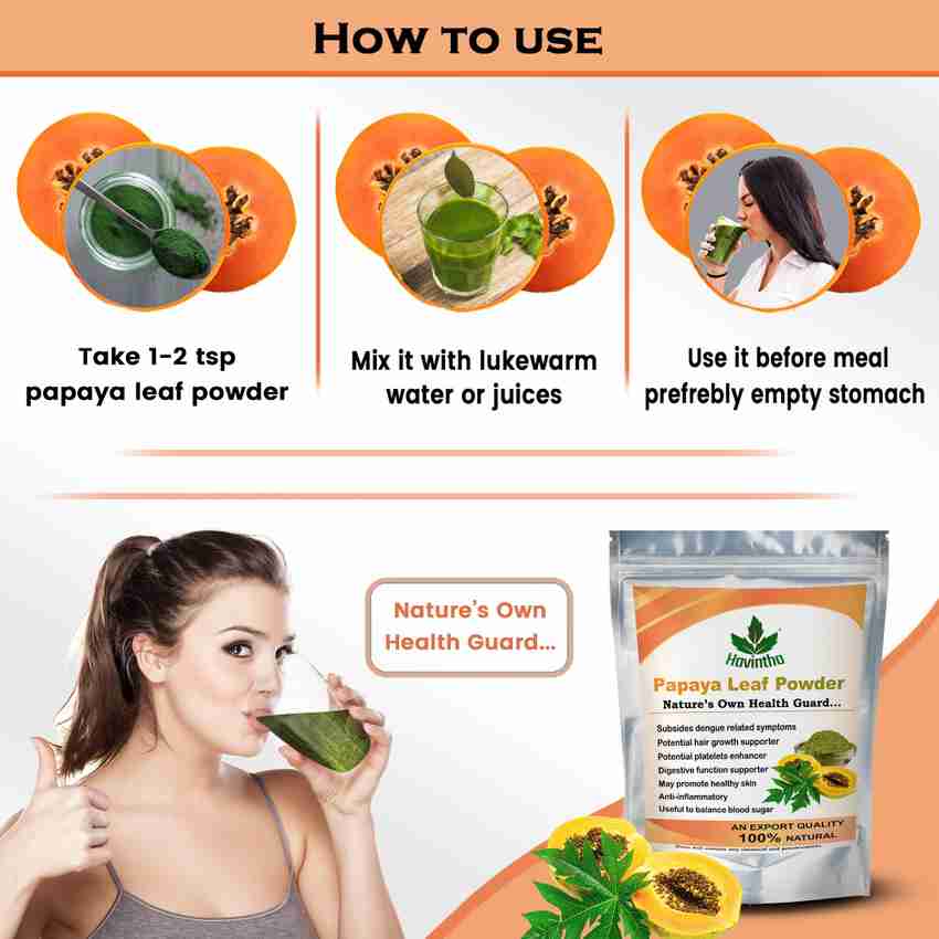 Papaya leaves benefits for skin clearance