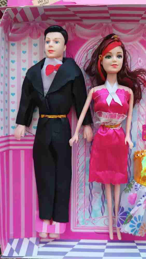 Happy family mom and online baby barbie