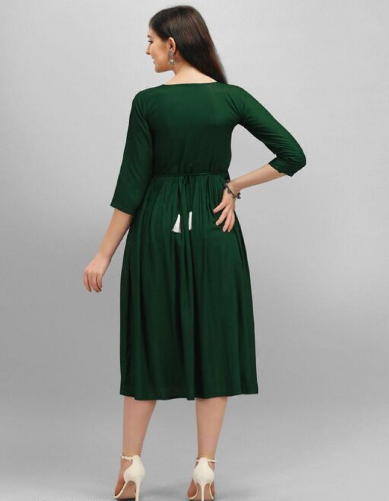 Buy Green Dresses & Jumpsuits for Women by CEE 18 Online