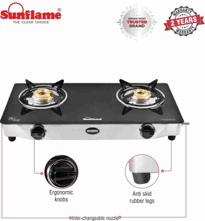 sunflame diamond gas stove