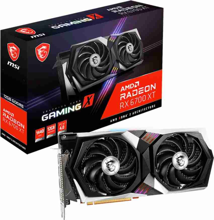 MSI RX 6700 XT GDDR6 12 GB AMD Radeon Chipset 192 bit 2622 MHz 