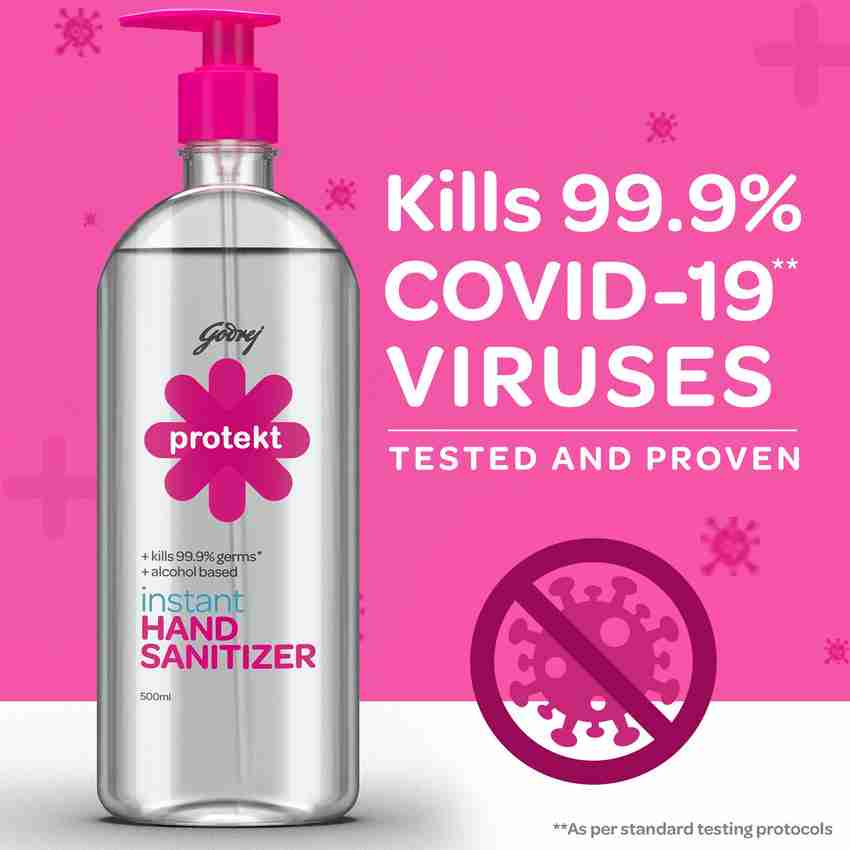 Godrej Protekt Germ Protection Hand Sanitizer Bottle Price in