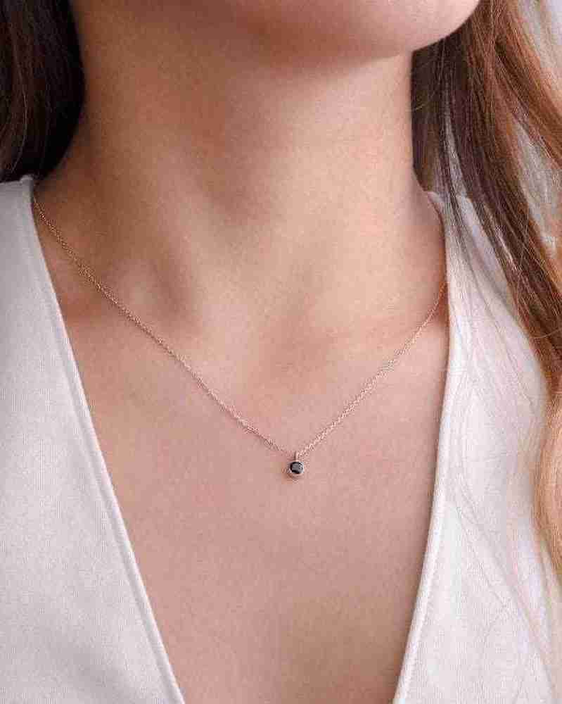 Diamond locket with store chain