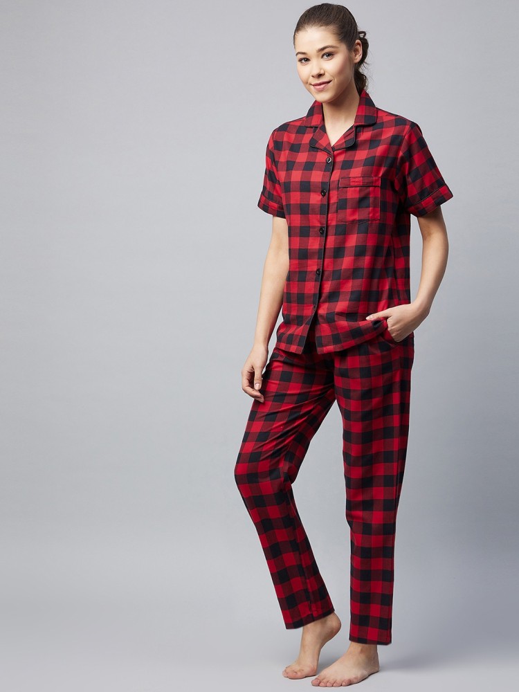 Red and black pj set new arrivals