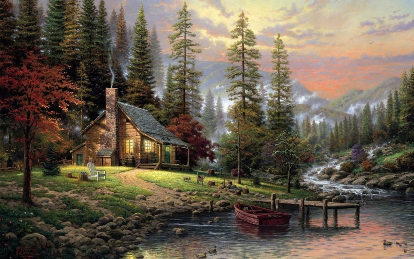 46 Free Cabin Wallpaper  WallpaperSafari