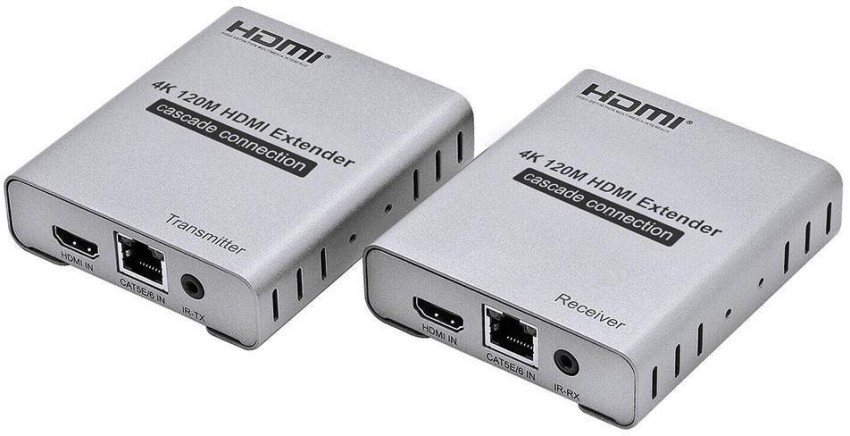 4K 120M HDMI Extender Cascade Connection By Cat5e/6 CAT6 RJ45 Ethernet Lan  Cable