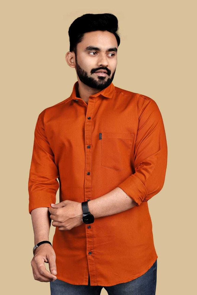 orange colour shirt design
