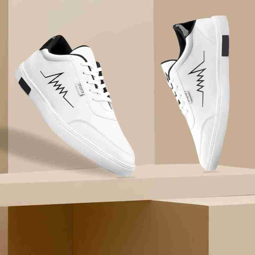 Nike casual 2024 white sneakers