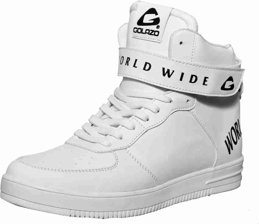 West Code 1218-White-10 High Tops For Men - Buy West Code 1218-White-10 High  Tops For Men Online at Best Price - Shop Online for Footwears in India