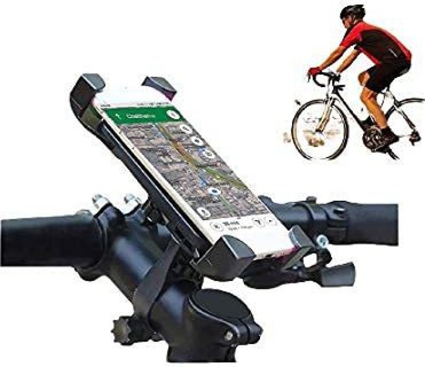 SUBTON Bike Holder for Mobile Phone 360 Degree Adjustable Mobile Phone  Holder for Bicycle, Bike, Motorcycle, Ideal for Maps, Navigation