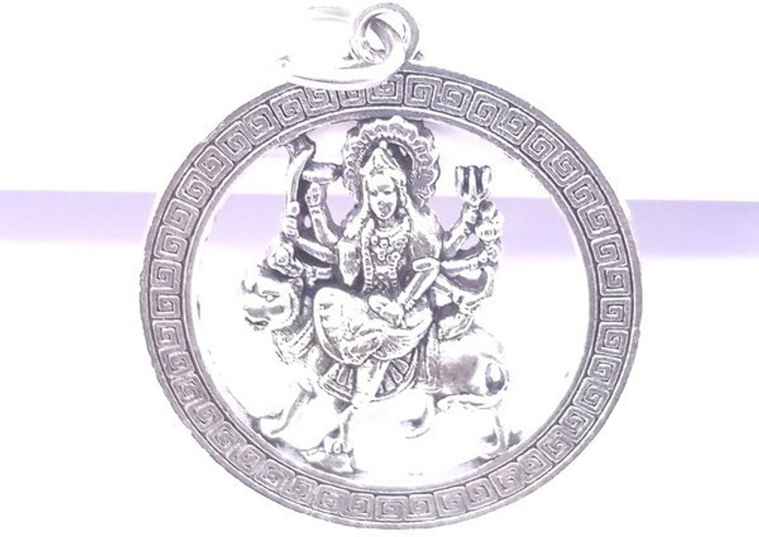 Maa durga sale locket silver